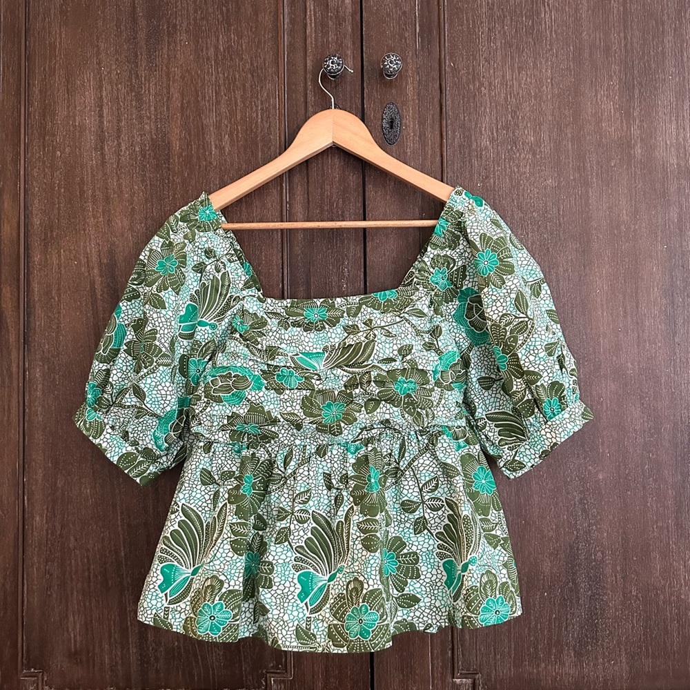 Anthropologie Peplum Top
